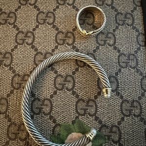 David Yurman Cable Cross Over Ring